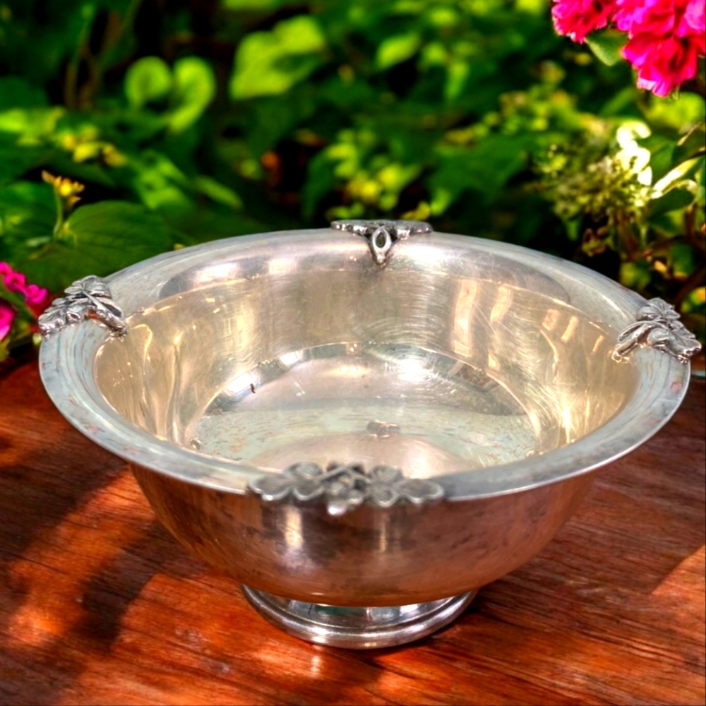 FISHER  SILVERPLATE bowl. Rare and antique.